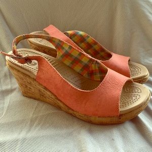 Crocs Slingback wedge sandals